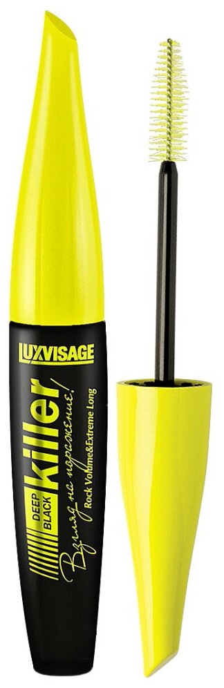 LUXVISAGE Тушь для ресниц Killer, черный