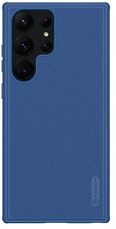 Чехол накладка Nillkin Super Frosted Shield Pro для Samsung Galaxy S23 Ultra, синий