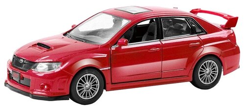 Легковой автомобиль RMZ City Subaru WRX STI (554009) 1:32, 15.5 см, красный