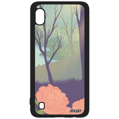 фото Чехол для galaxy a10, "лесные розы" дерево свет utaupia