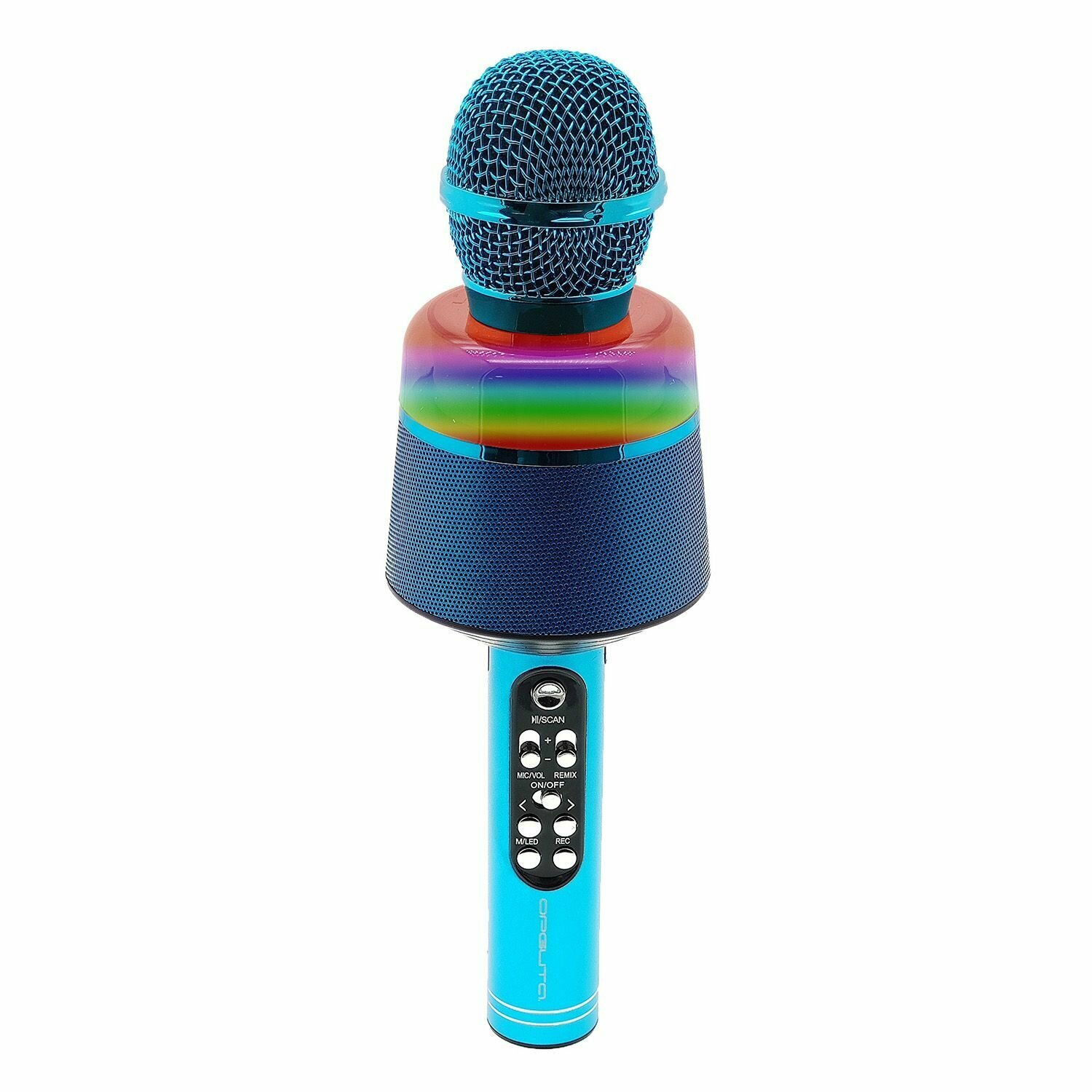 Микрофон (Bluetooth динамики USB) Орбита OT-ERM10 Синий RGB