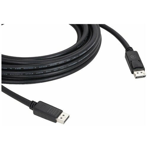 Кабель DisplayPort - DisplayPort, 1.8м, Kramer (C-DP-6) кабель displayport displayport kramer c dp 35 10 6m