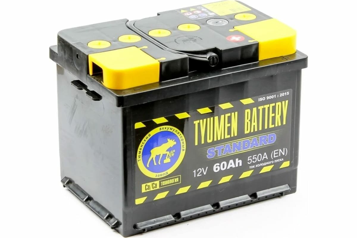Аккумулятор TYUMEN BATTERY STANDARD 6CT-60LR 550А оп 242х175х190