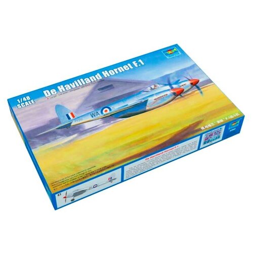 Trumpeter De Havilland Hornet F.1 (02893) 1:48 02840 trumpeter истребитель f 100f супер сейбр 1 48