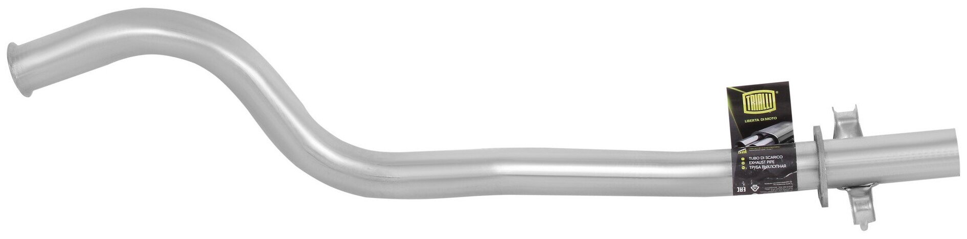 Труба выхлопная для автомобилей Лада 1111 ОКА нового образца (алюминизированная сталь) EMP 0112 TRIALLI