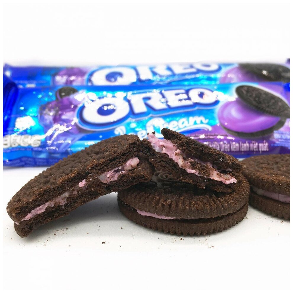 Печенье Oreo Черничное мороженое, 137 г - фотография № 3