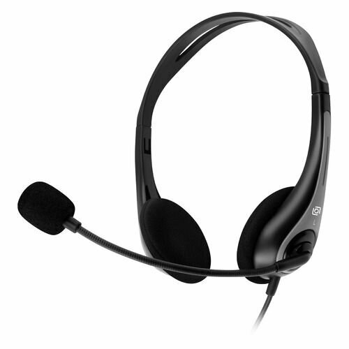 Гарнитура Oklick HS-M300 для контактных центров накладные проводные черный серый 1876323 790₽