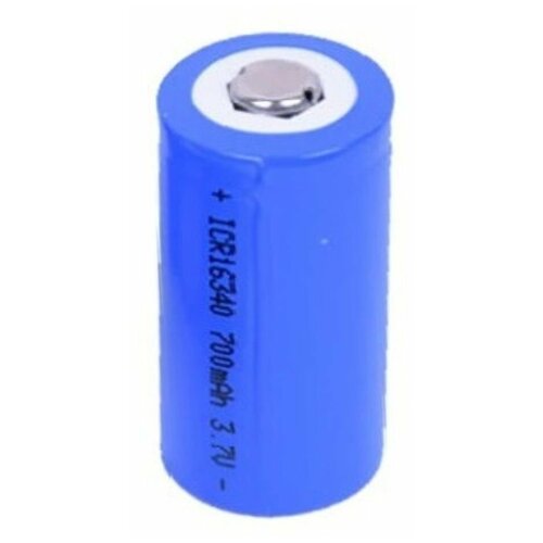 Аккумулятор Li-Ion 16340 ICR16340 700mAh 3.7V незащищенный аккумулятор soshine lifepo4 cr123 3 2 v 500 mah 16340