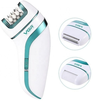 Электрический женский эпилятор для удаления волос/ триммер для тела / 3 в 1