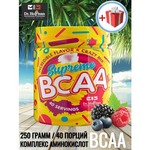 фото Аминокислотный комплекс бцаа доктор хоффман / bcaa dr. hoffman / 250 гр / ягодный пунш