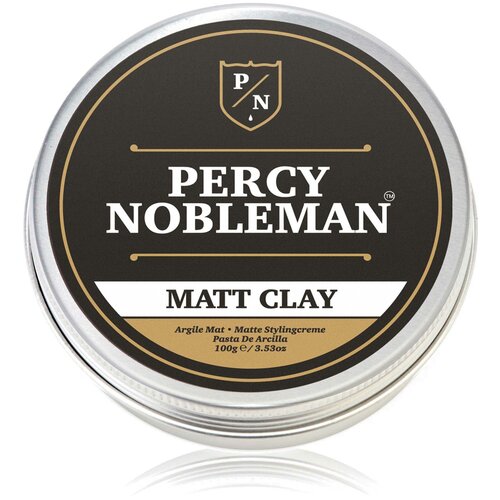 Percy Nobleman Глина Matt Clay, сильная фиксация, 100 мл, 100 г