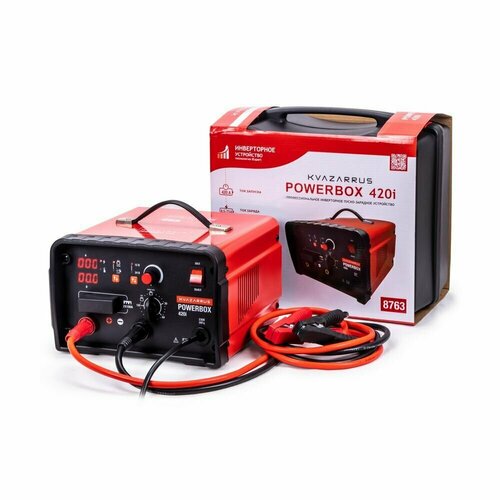 Инверторное пуско-зарядное устройство KVAZARRUS PowerBox 420i пластиковый кейс 1380600₽