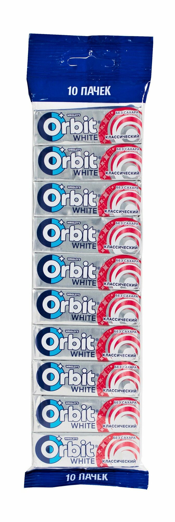 Жевательная резинка Orbit White Классический без сахара 13.6 г