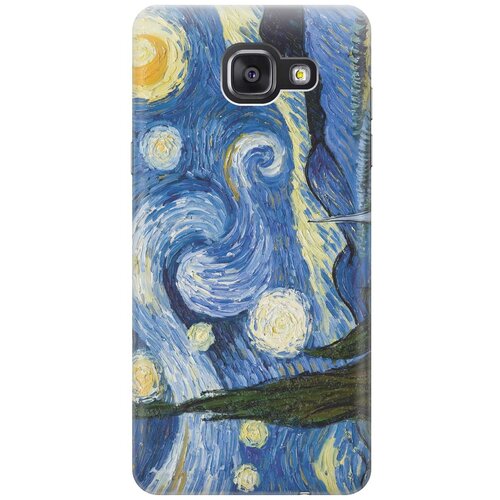 фото Cиликоновый чехол на samsung galaxy a3 (2016) / самсунг а3 2016 с принтом "звездная ночь" gosso