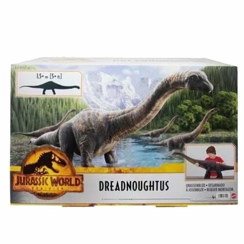 Jurassic world Dreadnoughtus 1,5 HHK92 набор jurassic world фигурка jurassic world dominion – velociraptors кружка