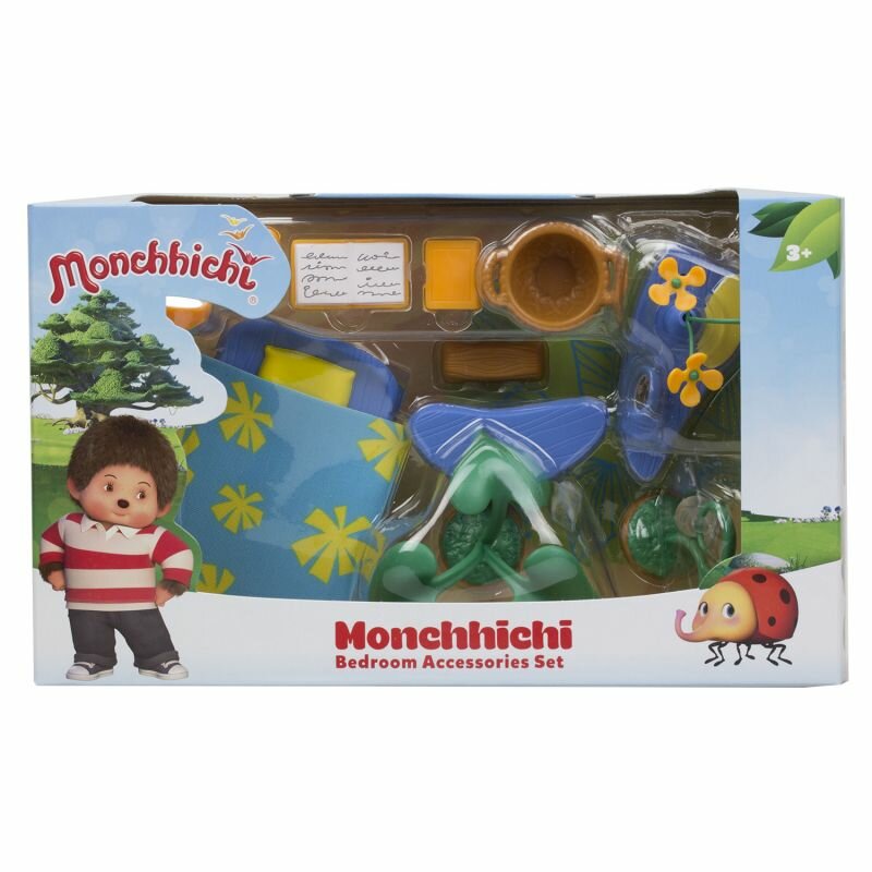 Игровой набор Silverlit Monchhichi Спальная комната с зеленым ковром 81528