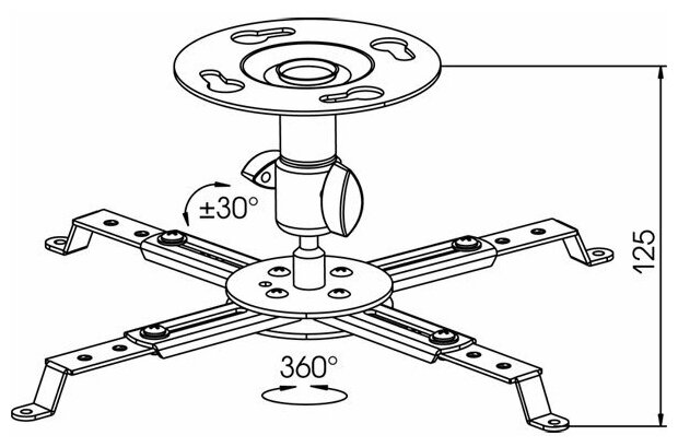 Крепление Kromax PROJECTOR-30