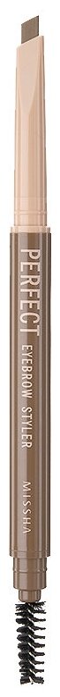 Missha Карандаш для бровей The Style Perfect Eyebrow Styler, оттенок light brown