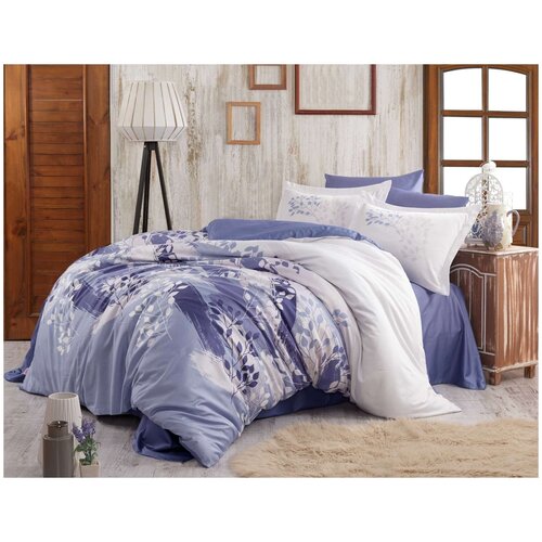 фото Hobby home collection постельное белье noemi цвет: лиловый (2 сп. евро) br38496