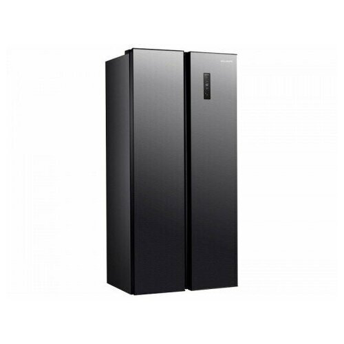 Холодильник WILLMARK SBS-647NFID (477л, Side-By-Sidе, инв.компр, TotalNoFrost, LEDдисп., A+, тёмный мет.)