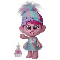 Кукла Hasbro Trolls 2 Малышка Розочка интерактивная 30 см E77235E0