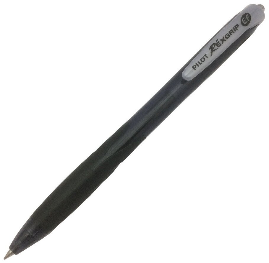 Ручка шариковая REXGRIP, черная, 0,5 мм C08423