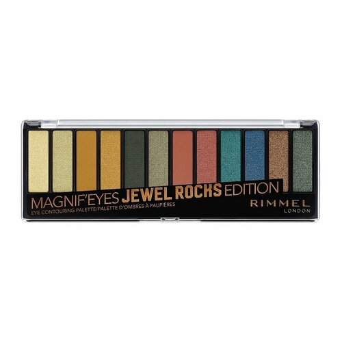 Палетка из 12 оттенков для век Magnifeyes Palette, тон 009 Jewel Rocks Edition