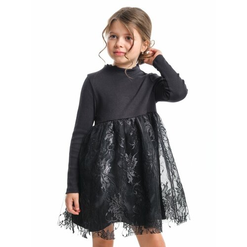 фото Платье mini maxi, хлопок, размер 92, черный