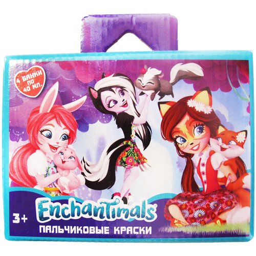 CENTRUM Пальчиковые краски Enchantimals (88629), 40 мл