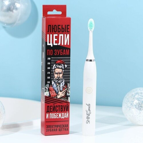Электрическая зубная щётка Цели любые по зубам 3 насадки вибрационная 71000₽