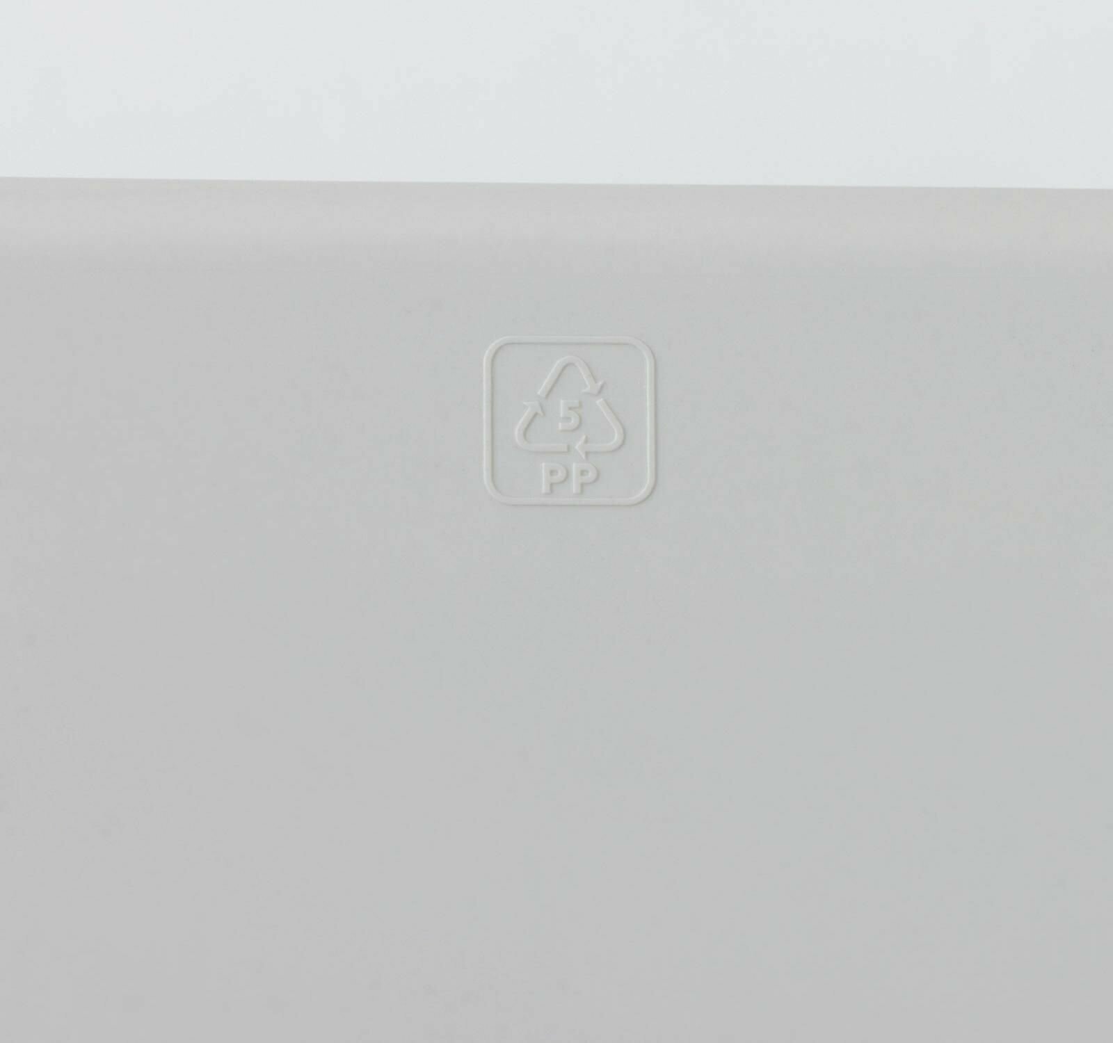 Корзинка для хранения без крышки Linden, 1,4 л, 19×14×7,5 см, цвет светло-серый - фотография № 3