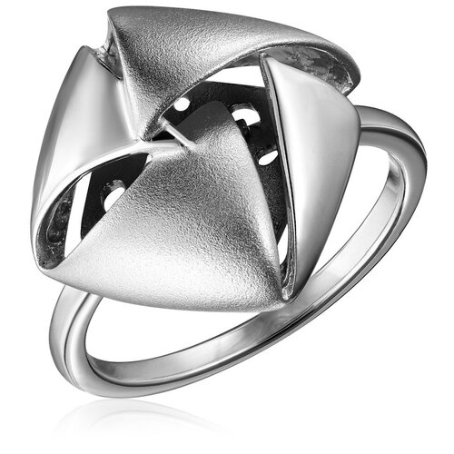 фото Бронницкий ювелир кольцо из серебра s85610000, размер 17.5