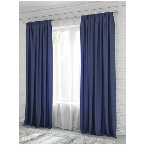 фото Комплект штор nadzejka "анита", синий