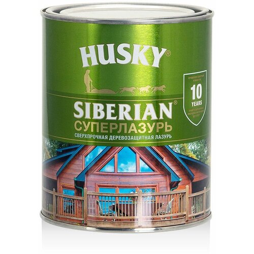 Суперлазурь Husky Siberian орегон 0,9л