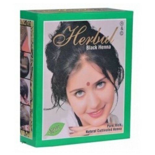 Индийская хна для волос Светло-Коричневая Herbul Light Brown Henna 60 г