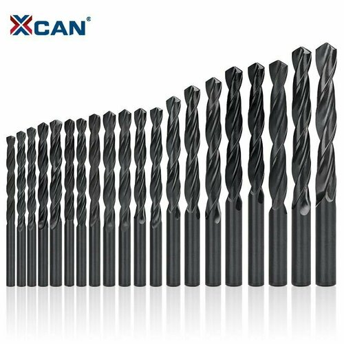 Набор сверл спиральных нитридных XCAN HSS 1,6 мм, 10 шт.