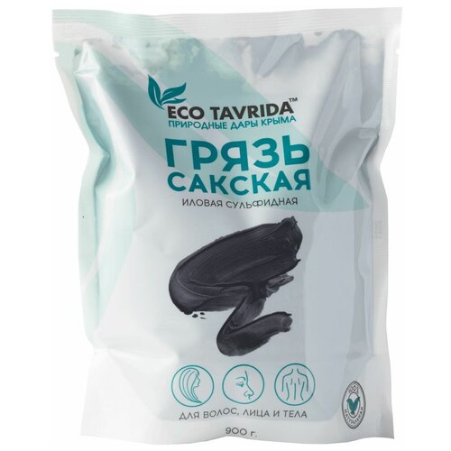 Eco Tavrida маска грязевая Иловая Сульфидная Сакского озера для лица, тела и волос, 900 г