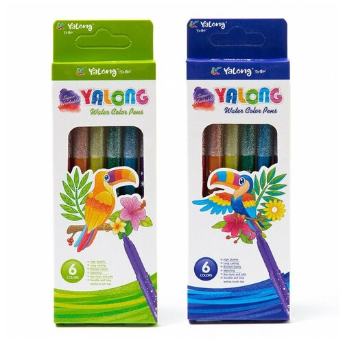 Yalong Фломастеры с блестками 