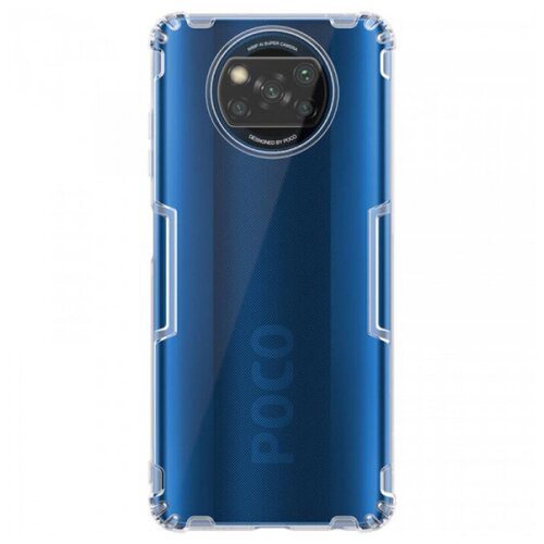 фото Nillkin nature прозрачный силиконовый чехол для xiaomi poco x3 (nfc) pro