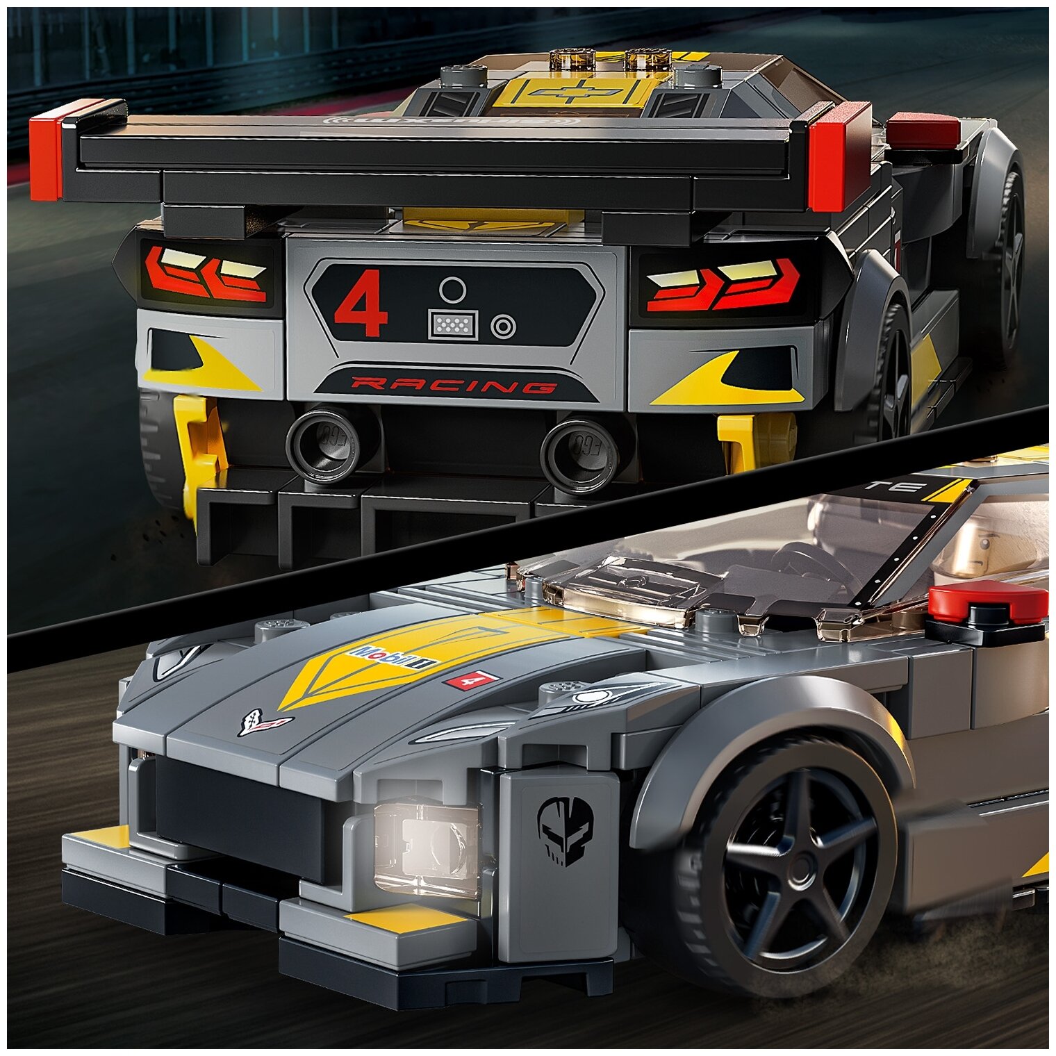76903 Chevrolet Corvette C8. R Race Car and 1968 Chevrolet Corvette LALATEST