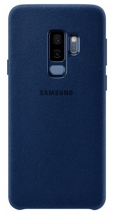 Чехол Samsung G965F Galaxy S9+ Suede (синий)