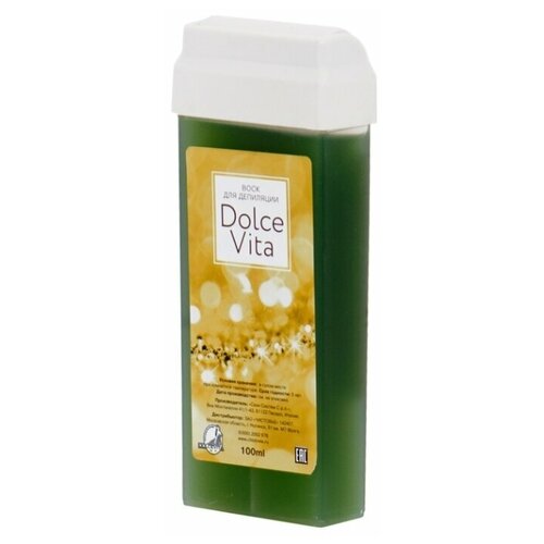 Dolce Vita воск в картридже Зеленый (с хлорофиллом) 100 мл 135 г зеленый 1 шт.