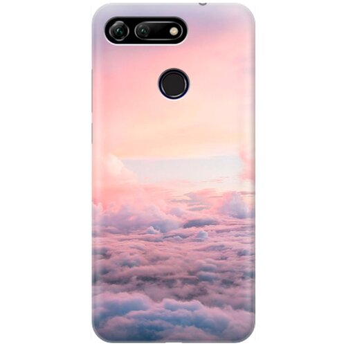 фото Силиконовый чехол на honor view 20 (v20) / хонор вив 20 с принтом "высоко над облаками" gosso