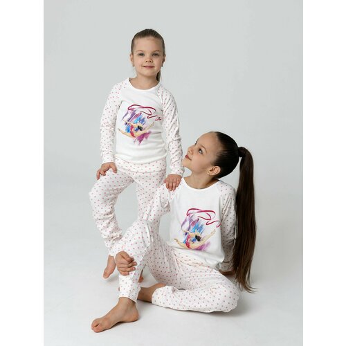 пижама для девочки Пижама WILDWINS, размер 158, розовый