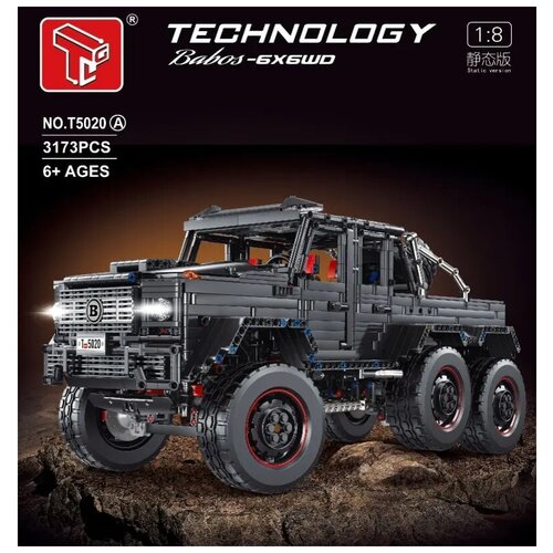 Конструктор машинаTechnology Babos 6*6 Black