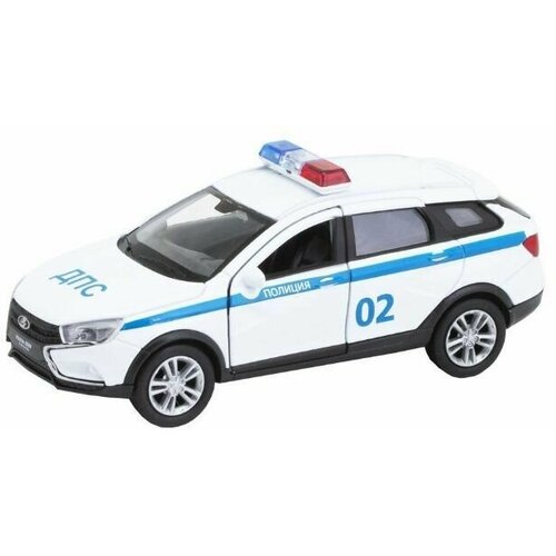 Модель машины 1:34-39 LADA VESTA SW CROSS полиция ДПС (43763PB) машина lada vesta дпс 1 36