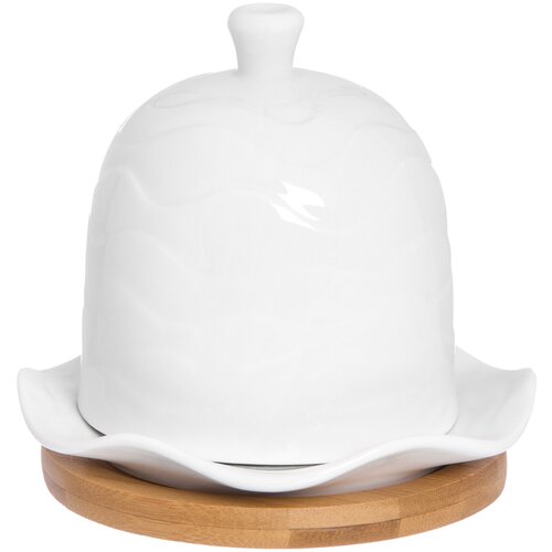 фото Подставка под лимон 12,5х12,5х11 см elan gallery айсберг на деревянной подставке