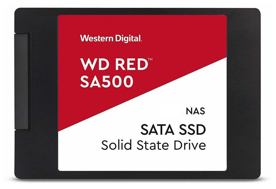 SSD диск WESTERN DIGITAL Red SA500 2.5" 2.0 Tb SATA III TLC 3D (WDS200T1R0A)