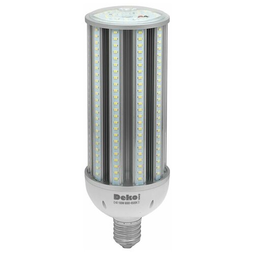 Лампа светодиодная LED 100Вт Е40 10000Лм IP64 кукуруза, 6000-6500К холодный белый деко