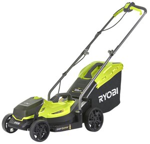 <b>Электрическая</b> <b>газонокосилка</b> RYOBI OLM 1833B, 33 см <span>код товара: 454719 Тип - колесная (несамоходная) ; Ширина скашивания - 33 см; Рекомендуемая площадь скашивания - 250 кв.м; Травосборник - мягкий</span>